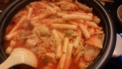 韩国泡菜年糕火锅