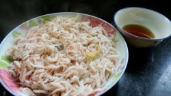 虾饭【温州小食～盐水煮鲜虾米】