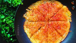 焦脆土豆丝煎饼