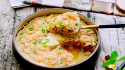 肉末虾仁蒸蛋#单挑夏天#
