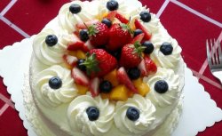 水果奶油裱花蛋糕(八寸超详细版）