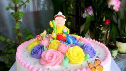寿星婆婆生日蛋糕