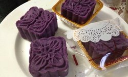 月饼季----少油少糖版 紫薯月饼
