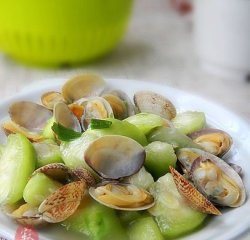 丝瓜炒花蛤----夏天最受欢迎的四瓜之一
