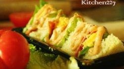美味无极限的三明治——百吉福芝士片创意早餐菜谱