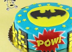把拯救世界的任务交给一个蛋糕吧！——翻糖蝙蝠侠蛋糕