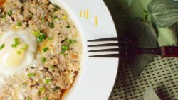 香菇肉饼蒸蛋：上班族家常快手菜