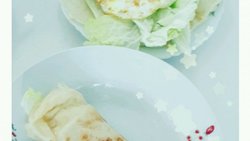 用面粉做的手抓饼