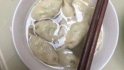 白菜鸡蛋素饺子