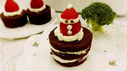 圣诞巧克力杯子海绵蛋糕（无油超软）