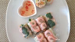 甜虾越南春卷