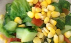 玉米生菜蔬菜沙拉