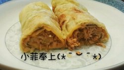 芝士肉松鸡蛋卷