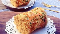 香葱肉松蛋糕卷#烘焙梦想家（华东）#