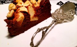 苹果榛仁巧克力蛋糕（无粉）---法芙娜经典款式