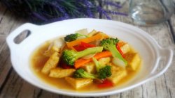 白菜焖豆腐