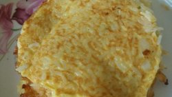 快手早餐—剩米饭的华丽转身—米饭蛋饼