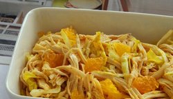 清爽减脂-橙汁拌鸡丝