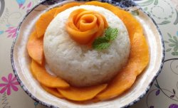 【DIY清爽夏季美食】泰式芒果糯米——雄鷄標椰浆试用菜谱