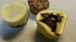 创意低卡重芝士cupcake——蓝莓熔浆、咖啡杏仁、巧克力