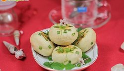 平底锅做的香葱面饼