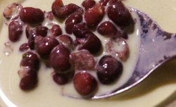 下午茶：抹茶红豆奶