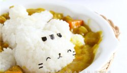 咖喱土豆鸡翅-猫咪饭团