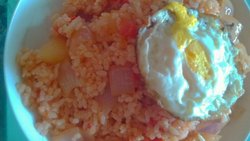 西红柿炒米饭