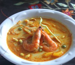 泰式咖喱鲜虾汤