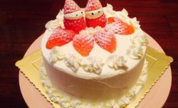 生日蛋糕（抹茶戚风蛋糕胚、水果夹心）