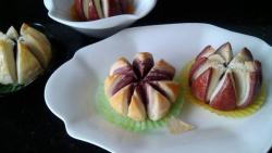 紫薯莲花酥－传统中式点心