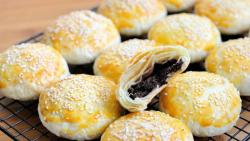 红豆沙千层酥 国庆中秋双节伴手礼不只有月饼 没蛋黄的蛋黄酥