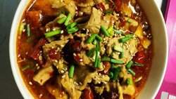 水煮肉片(用电饭煲做的)