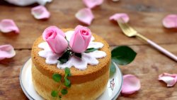花开富贵酸奶鲜花裸蛋糕