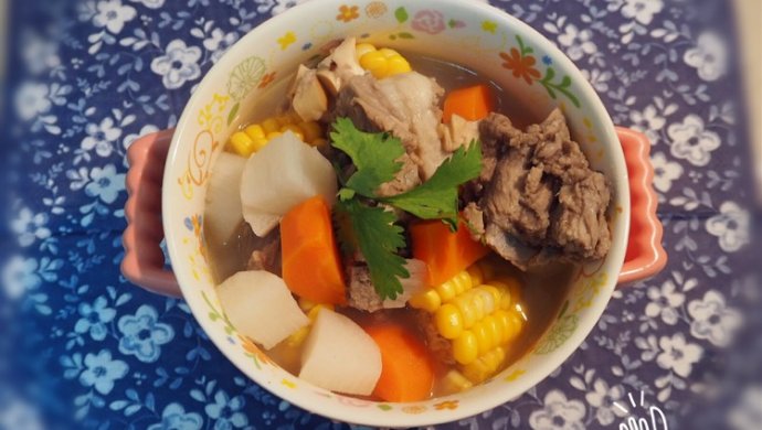 玉米山药羊肉汤「吃它」