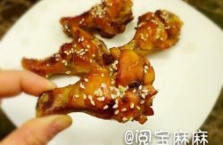 香烤蚝油蜂蜜鸡根