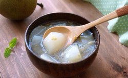 银耳雪梨绿豆汤
