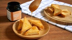 香脆蜂蜜烤面包