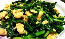 韭菜炒鸡蛋 春季应节菜