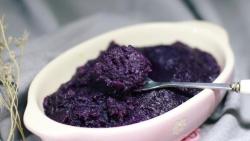 面包机版紫薯泥