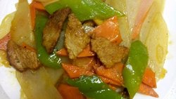 土豆炒肉片