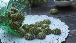 抹茶蛋白糖