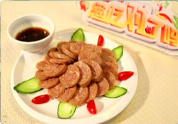 美味喷香，香肠自制