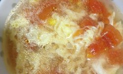 番茄玉米猪肝瘦肉汤