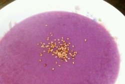 美容养颜的浪漫早餐 : 紫薯核桃糯米糊