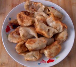 孜然粉煎剩饺子