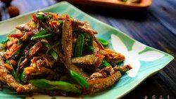 豉椒小鱼干+