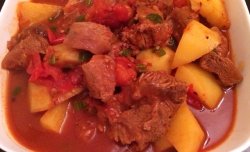 私家土豆番茄炖牛肉（无油版）