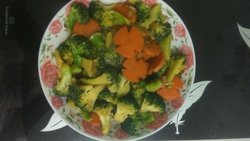菜花炒胡萝卜