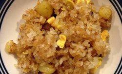 五花肉土豆糯米饭【三朵金花大饭店】